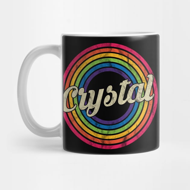 Crystal - Retro Rainbow Faded-Style by MaydenArt